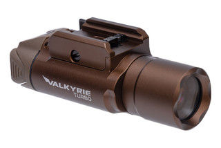 Olight Valkyrie Turbo LEP weapon mounted light, tan.